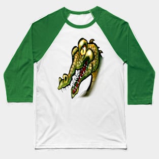 Crocodile Smile Baseball T-Shirt